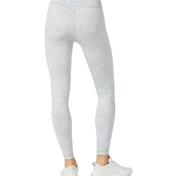 With High Waist Floral Print Reversible Pull On Leggings Small - Picture 5 of 13